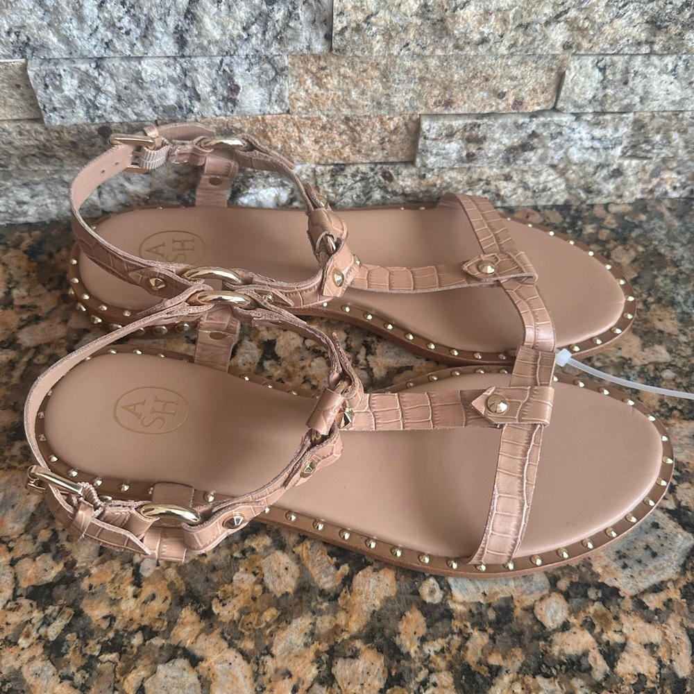 Ash Patsy Stud Ankle Strap Sandal - Picture 5 of 10